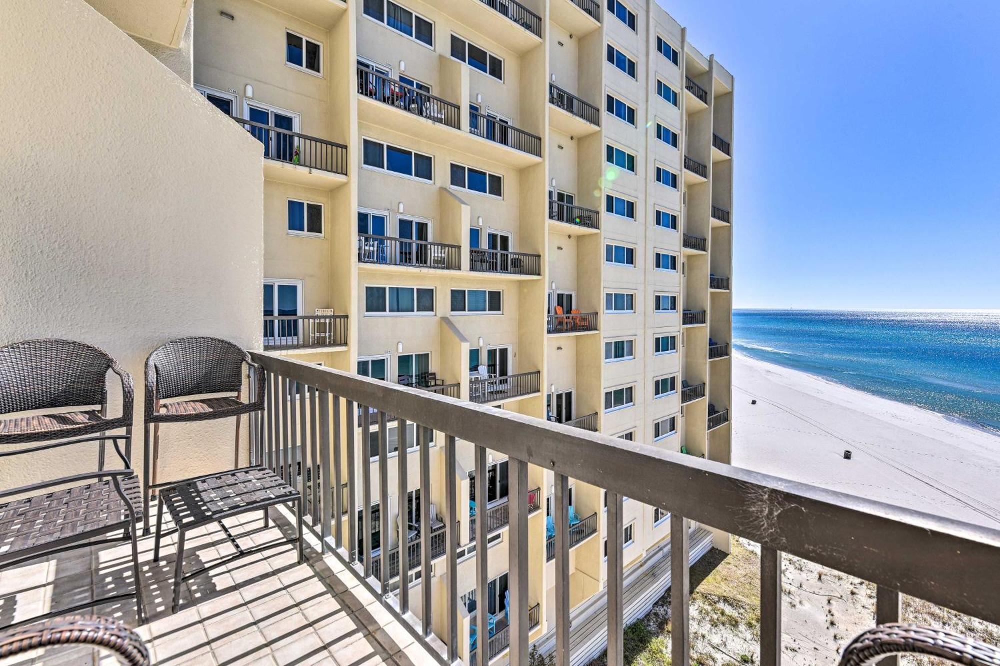 Panama City Beachfront Condo, Near Pier Park! Kültér fotó
