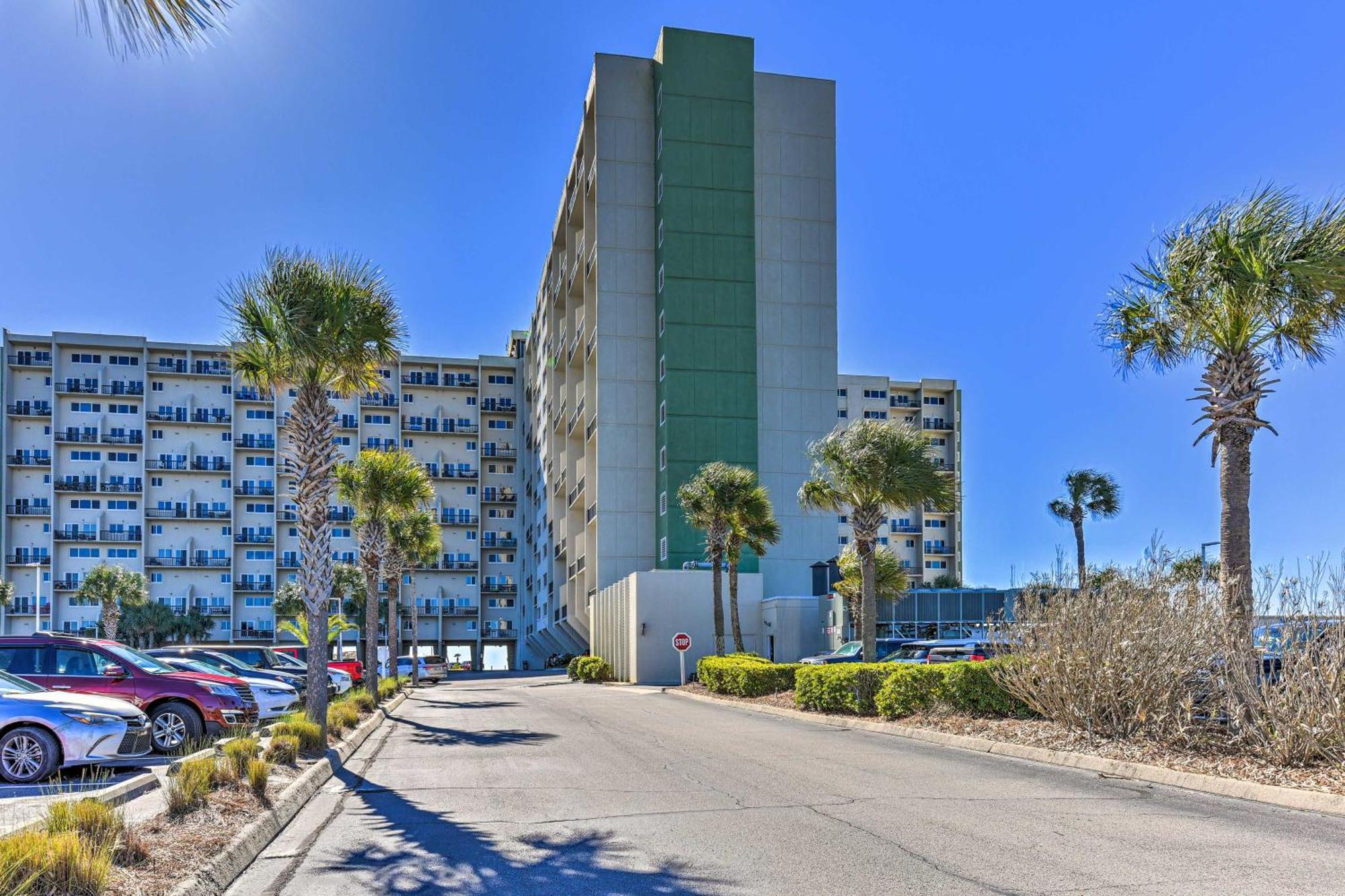 Panama City Beachfront Condo, Near Pier Park! Kültér fotó
