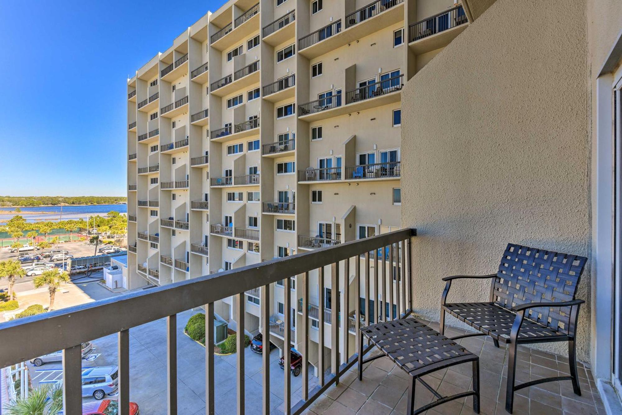 Panama City Beachfront Condo, Near Pier Park! Kültér fotó
