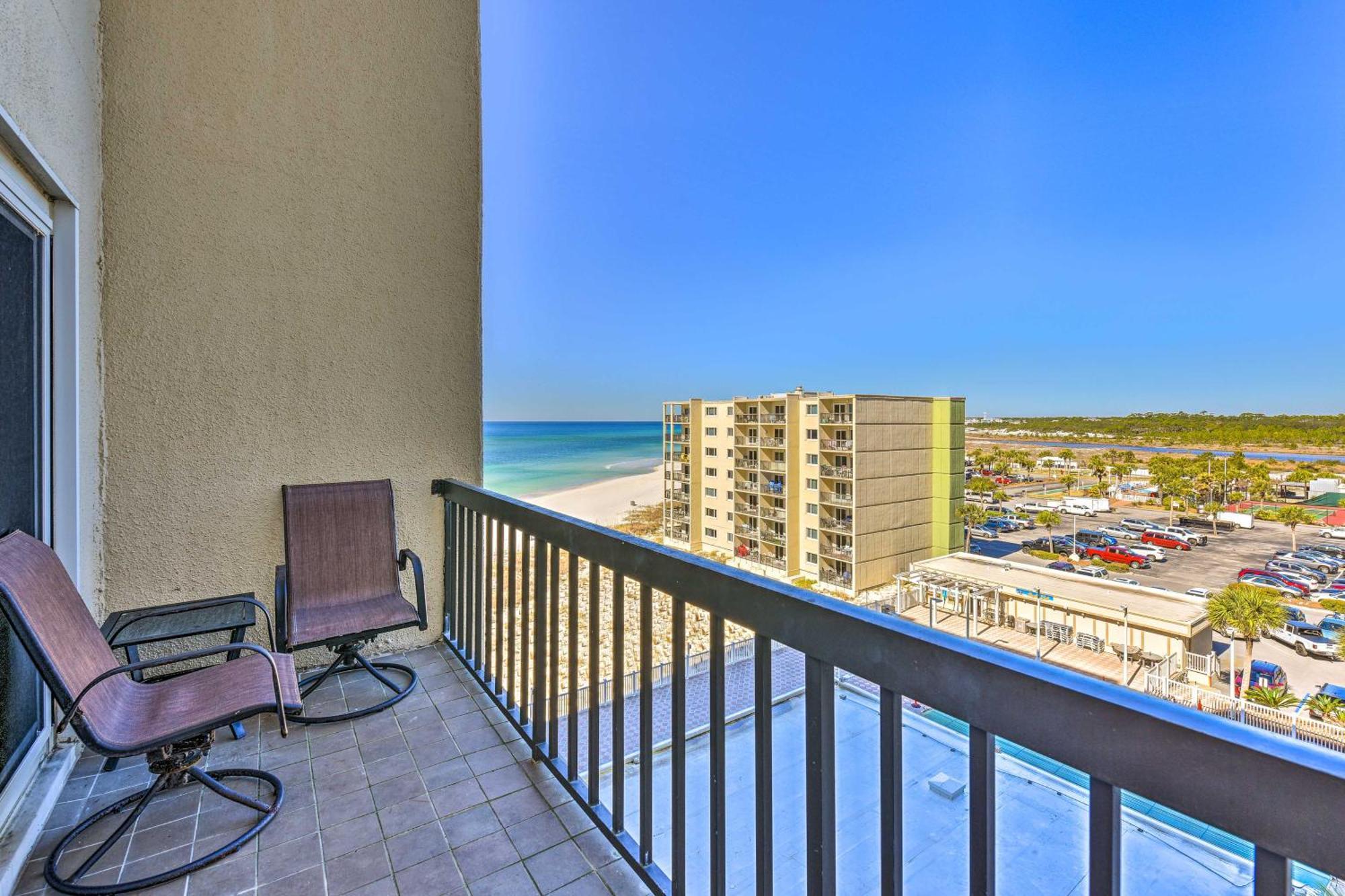 Panama City Beachfront Condo, Near Pier Park! Kültér fotó